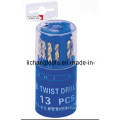 13PCS HSS Twist Drill Bits Set with Plastic Package